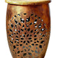 Hand painted iron stool