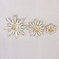 Iron Metal Decorative Flower Wall Hanging Art - Set of 3