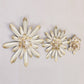 Iron Metal Decorative Flower Wall Hanging Art - Set of 3