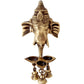 Brass Lord Ganesha With Bells Antique Brass Hanging Diya