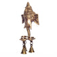 Brass Lord Ganesha With Bells Antique Brass Hanging Diya