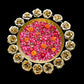 Decorative Rose bowl metal urli