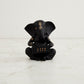 Black Ganesha With Harmonium Figurine