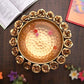 Decorative Rose bowl metal urli
