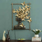 Hand crafted Iron Framed Butterfly Queen Wall Art With LED In Gold