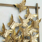 Hand crafted Iron Framed Butterfly Queen Wall Art With LED In Gold