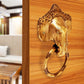 Ganesha brass door knocker