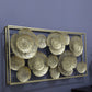 Abstract 3d Iron Metal Wall Hanging Art Sculpture