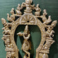 Handcrafted Brass Krishna Prabhavali with wooden frame