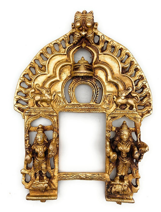 Brass Arch Prabhavali Frame for Home