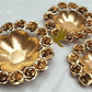Decorative Rose flower shaped urli bowl  - Set of 3, Urli bowl, Urli set, Urli with diya, decorative bowl