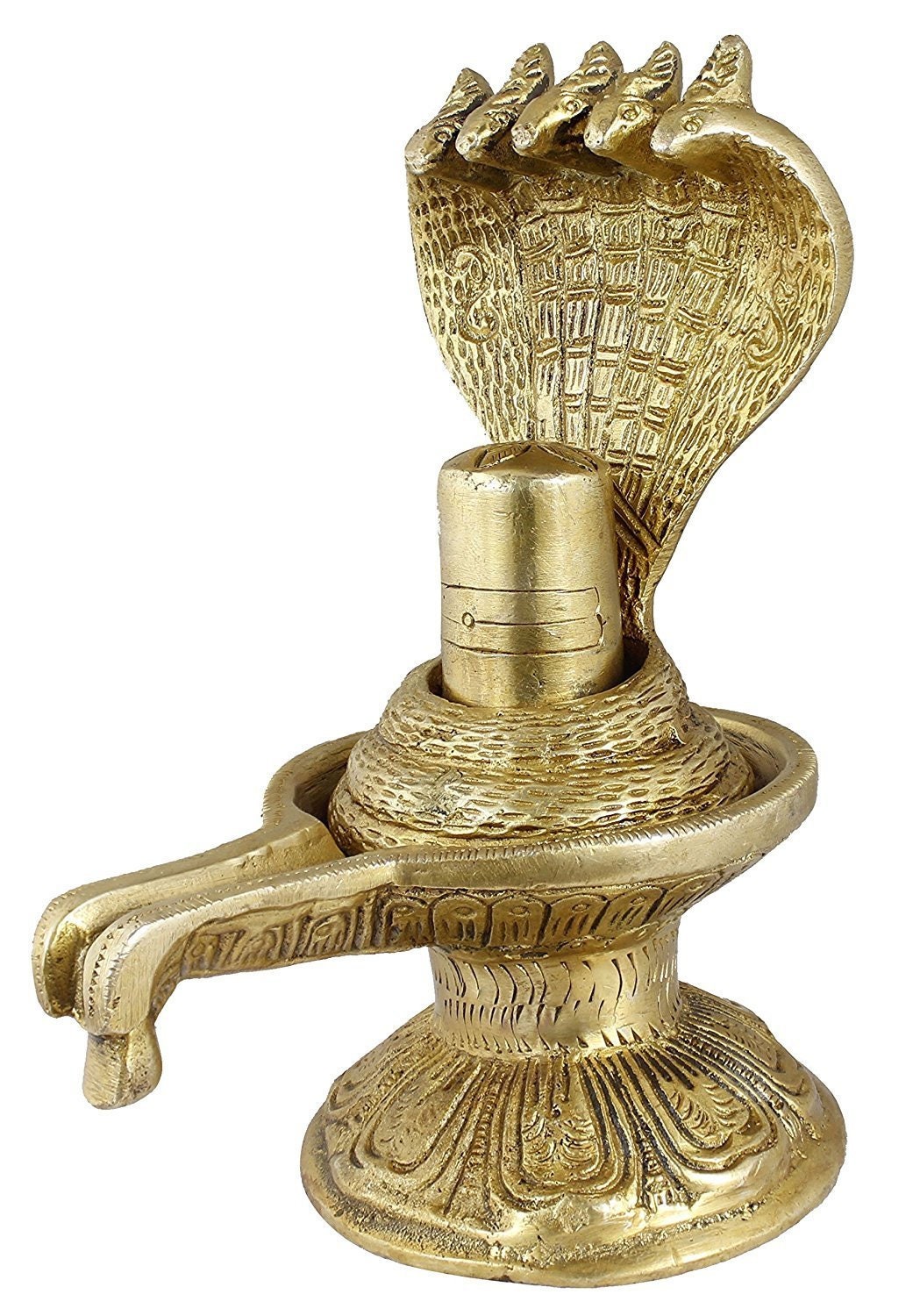 Brass Shivling statue