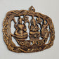 Ganesha Lakshmi Saraswati Idol Wall Hanging