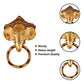 Ganesha brass door knocker