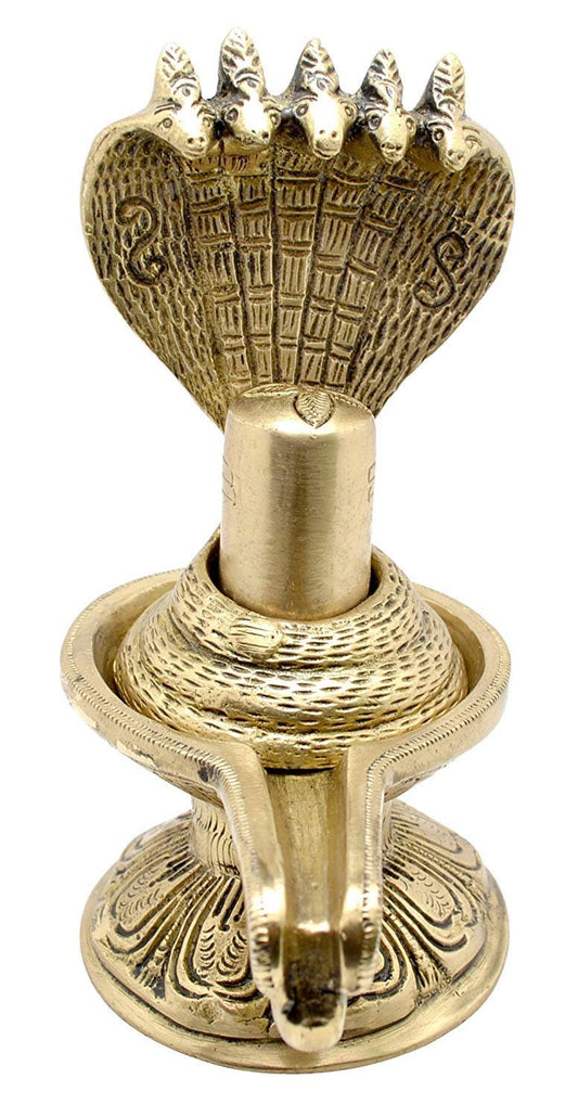 Brass Shivling statue