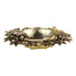 Brass Designer Ethnic carved birds and butterfly decorative (urli)  Bowl