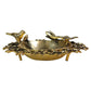 Brass Designer Ethnic carved birds and butterfly decorative (urli)  Bowl