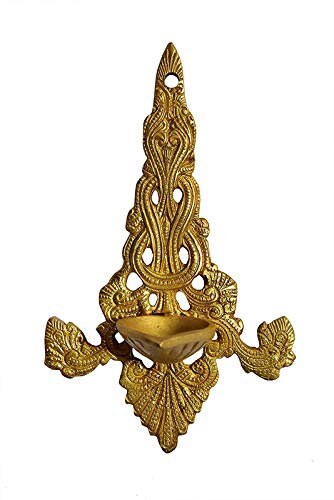 Brass Wall Hanging Diya