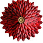 Red Daisy 3d Wall Sculpture Hanging Art Sculpture