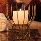 Gold Iron Table Candle Holder