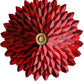 Red Daisy 3d Wall Sculpture Hanging Art Sculpture