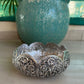 German Silver Decorative Flower Urli