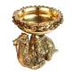 Brass Urli Ethnic Traditional Camel Urli Decorative for Flowers -  Round Floating Floral Candles ,