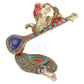 Brass Lord Ganesha playing Sitar idol