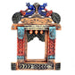 Handcrafted Traditional Hand Painted Jharokha / Wall Decor (Fake Window) Rajasthani Style | Peacock design | Large