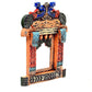 Handcrafted Traditional Hand Painted Jharokha / Wall Decor (Fake Window) Rajasthani Style | Peacock design | Large