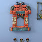 Handcrafted Traditional Hand Painted Jharokha / Wall Decor (Fake Window) Rajasthani Style | Peacock design | Large