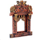 Handcrafted Traditional Hand Painted Jharokha / Wall Decor (Fake Window) Rajasthani Style | Peacock design | Large