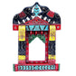Handcrafted Traditional Hand Painted Jharokha / Wall Decor (Fake Window) Rajasthani Style | Elephant design | Large