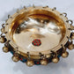 Hanging Bells Design Brass colured stone Urli decorative bowl