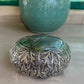 German Silver Decorative Flower Urli