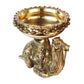 Brass Urli Ethnic Traditional Camel Urli Decorative for Flowers -  Round Floating Floral Candles ,