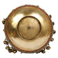 Hanging Bells Design Brass colured stone Urli decorative bowl