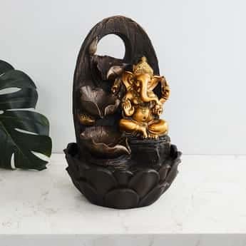 Ganesha Three Tier Electrical Fountain - 25x25x39cm, indoor fountain, de orative fountain