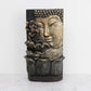 Buddha with Lotus Wall Fountain : 22 cm L x 12 cm W x 38 cm H - Multicolour, decorative fountain