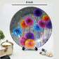 Hand crafted Wall Hanging Ceramic Plates (5 pcs Set) Multicolor