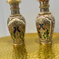 Marble decorative vase with meenakari work