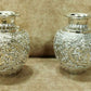 German silver decorative vase. Set of 2