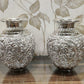 German silver decorative vase. Set of 2