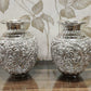 German silver decorative vase. Set of 2
