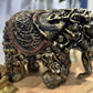 Beautiful, elegant engraved  Elephant Figurine.