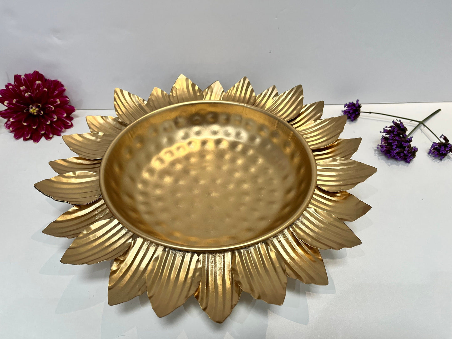 Decorative Flower bowl (Urli) 12 inch, Diwali Urli, Diwali decoration