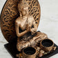 Buddha Figurine with Two T-light Holders