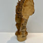 Beautiful Bamboo root carved Lord Ganesha on  shell, Diwali Home Decorative item, wood carvings, south Indian wood carving