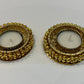 Set of 6, Decorative t-light holder (diya) with beautiful ghungroo. decoration, diya