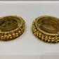 Set of 6, Decorative t-light holder (diya) with beautiful ghungroo. decoration, diya